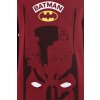 Batman vínová chlapecká mikina