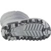 Šedé dětské sněhule Crocs Classic Neo Puff Boot Kids