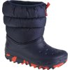 Tmavě modré sněhule Crocs Classic Neo Puff Boot Kids