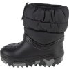 Černé dětské sněhule Crocs Classic Neo Puff Boot Toddler
