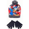 Mickey Mouse set čepice a rukavic pro kluky