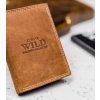 Always Wild Světle hnědá pánská kožená peněženka A129