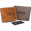 Světle hnědá kožená pánská peněženka Always Wild (Velikost ONE SIZE)