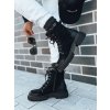 Černé stylové workery JUPITER