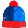 Disney warm Mickey Mouse modro-červená chlapecká čepice s bambulí