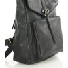 MARCO MAZZINI Černý kožený batoh