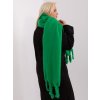 Zelená šála s copy