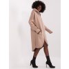 Tmavě béžová dlouhá asymetrická mikina