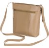 Peterson Béžová kožená crossbody kabelka