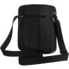 Peterson Černá malá kožená messenger taška
