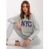 Světle šedá teplákovka NYC