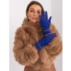 Modré elegantní rukavice