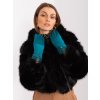 Modré elegantní rukavice