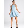Světle modré mini společenské šaty