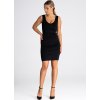 Černé mini přiléhavé šaty
