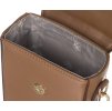 Peterson světle hnědá mini crossbody kabelka