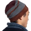 Šedo-oranžová čepice Buff Merino Move Beanie (Velikost ONE SIZE)