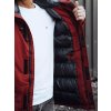 (Vel. 2XL) Vínová pánská zimní parka