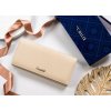 4U Cavaldi Béžová hladká peněženka M606 (Velikost ONE SIZE)