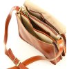 MARCO MAZZINI camel crossbody kabelka
