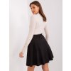 Černá minisukně s řasením (Velikost 36)
