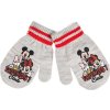 Minnie Mouse světle šedé palčákové rukavice