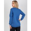 Modrá volná basic mikina