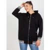 Černá mikina na zip