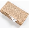 Rovicky Béžová mřížkovaná peněženka V249