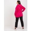 Fuchsiová mikina na zip