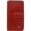 Peterson Červená kožená peněženka Y575