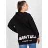 Černá mikina ESSENTIALS