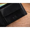 Rovicky Černá kožená peněženka L224