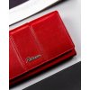 Peterson Červená kožená peněženka Y582