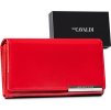 4U Cavaldi Velká červená kožená peněženka M623