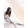 Neprůhledné dívčí punčochy Knittex DR 0008 Isadora 50 den (Barva bílá, Velikost 146/164)