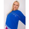 Modrá halenka s 3/4 rukávem