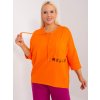 Oranžová halenka s kapsou