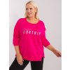 Tmavě růžové tričko WORSHIP