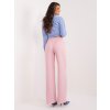 Světle růžové elegantní kalhoty
