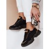 Černé sneakersy na platformě LIZZE