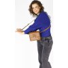 MARCO MAZZINI camel čtvercová crossbody kabelka