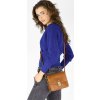 MARCO MAZZINI camel čtvercová crossbody kabelka