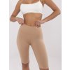 Béžové biker shorts