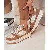 Tmavě béžové Sneakersy LETUR (Velikost 38)