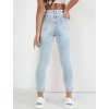 Světle modré skinny džíny AGOST