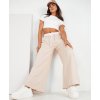 Béžové široké kalhoty VERES