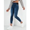 Tmavě modré džínové kalhoty s gumou v pase LERATE