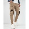 Tmavě béžové cargo kalhoty