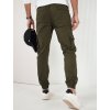Tmavé khaki cargo kalhoty